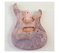 TSTS Cuerpo guitarra sin terminar 8 Cuerdas Eléctrica Guitarra Cuerpo Árbol Burl Top Guitar Barrel Barrel Okoume Wood Colly For Electric Guitar DIY Guitarras