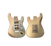 TSTS Cuerpo guitarra sin terminar Guitarra Eléctrica Body Alder Guitar Panel Y Maple Wood PickGuard Backpalte Bricolaje Guitarra DIY Guitarras