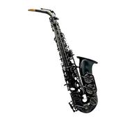 TSTS Kit de saxofón Saxofón Alto EB Instrumento Profesional Niquelado Negro con Estuche (Color : Light Yellow)
