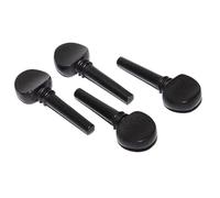 TSTS Kit de violín Accesorios Clavijas De Perilla De Violín De Madera Maciza, Accesorios Profesionales para Instrumentos De Violín, Color Negro (Color : 1/8)