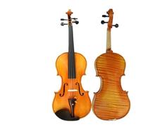 TSTS violín Profesional Violín Hecho A Mano para Adultos Principiantes, Madera Maciza De Grado Profesional De Grano Natural, Oro Antiguo (Color : 4/4)