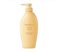 Tsubaki Acondicionador Premium Volume & Repair de 450 ml - Hidratación ligera, cuidado de la raíz, brillo suave y saludable, para cabello liso o plano