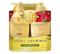 TSUBAKI Juego de champú y acondicionador prémium para volumen y reparación, cuidado del cabello japonés, sin caja