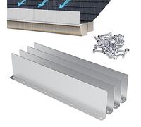 Tsuchiya canalones para techos | Protectores contra Salpicaduras para canalones | Protector, 4 Piezas/Juego, Bloque contra Salpicaduras bajante, extensión, desviador Lluvia