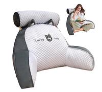 Tsuchiya Cojín de respaldo para sentarse en la cama, cojín de lectura para adultos en la cama, ultracómodo, cojín para silla de cama, para ver la televisión, leer, trabajar en el ordenador portátil,