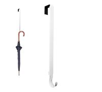 Tsuchiya Colgador de corona sobre la puerta | Soporte para corona extensible fuerte y resistente | Decoraciones de temporada para Navidad, Acción de Gracias, Halloween, cosecha de otoño, Pascua