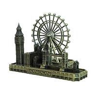 Tsuchiya Estatua Londres - Decoración Modelo Londres | Estatuilla Metal para Sala Estar, Adornos Vintage para el hogar para Regalos, decoración Escritorio para Fiestas