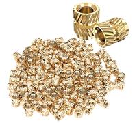 Tsudoku Juego de 120 ruedas roscadas M3X5.7-OD4.6 de latón con rosca para impresora 3D