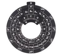 Tsudoku of Fifths Wheel - Rueda de herramientas para acordes que amplía tu capacidad de tocar, rueda educativa musical para músicos, compositores, principiantes, diapasón, notas y teoría de la