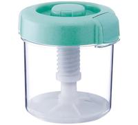 Tsukemono - Prensa de verduras instantánea para hacer encurtidos, redondo, fabricado en Japón, sin BPA (verde, 1,6 L)