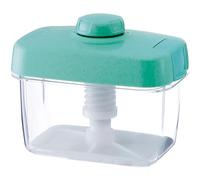 Tsukemono - Prensa instantánea para hacer encurtidos y verduras, rectangular, fabricado en Japón, sin BPA (verde, 1,6 L)
