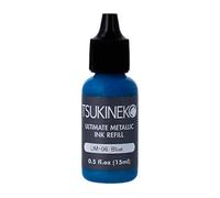Tsukineko 1/2 Fluid Ounce Encore Ultimate Metallic Inker, Blue by, Talla única