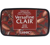 Tsukineko Acorn VersaFine Almohadilla de Tinta Clair, Material sintético, marrón, 5,6 x 9.7 x 2.3 cm, 76x35mm