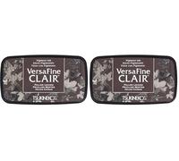 Tsukineko Fallen Hojas VersaFine Almohadilla de Tinta Clair, Material sintético, marrón, 5,6 x 9.7 x 2.3 cm (Paquete de 2)