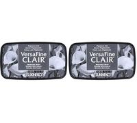 Tsukineko mañana Niebla VersaFine Almohadilla de Tinta Clair, Material sintético, Gris, 5,6 x 9.7 x 2.3 cm (Paquete de 2)