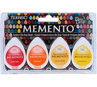 Tsukineko Momento-Juego de 4 Acampada, Campamento de Fuego, Talla única