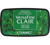 Tsukineko Oasis VersaFine Almohadilla de Tinta Clair, Material sintético, Verde, 5,6 x 9.7 x 2.3 cm, 76x35mm