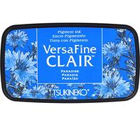Tsukineko paraíso VersaFine Almohadilla de Tinta Clair, Material sintético, Color Azul, 5,6 x 9.7 x 2.3 cm