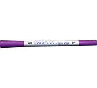 Tsukineko Rotulador para Emboss Dual Color Morado peonía caligrafía 1 3,7/2,6mm. Aprox.