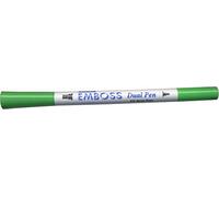 Tsukineko Rotulador para Emboss Dual Color Verde Primavera caligrafía 1 3,7/2,6mm. Aprox.