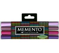 Tsukineko Set 4 rotuladores ilustración MEMENTO púrpuras 3,7/0,2mm. Aprox.