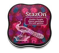 Tsukineko Stazon Midi Pad, Gótico, Color Morado, 0.9x2.25x2.25 Inches