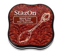Tsukineko Stazon Spiced Chai Midi Pad, Marrón, 0.9x2.25x2.25 Inches