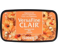 Tsukineko Summertime Versafine Clair - Almohadilla de Tinta (Material sintético, 5,6 x 9,7 x 2,3 cm), Color Naranja