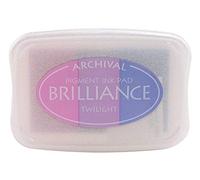 Tsukineko Tinta Brilliance 3 Colores crepúsculo Efecto nacarado 95x65mm. Almohadilla