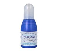 Tsukineko Tinta Brilliance Color Lavanda perlada Efecto nacarado Recarga 20ml. Bote cánula