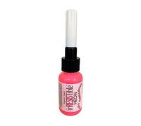 Tsukineko Tinta densa relieve color coral eléctrico brillante 30ml. Bote cánulacon Punta Fina, Base Agua, Libre de Ácidos, Ideal para Escritura, Dibujo y Efectos Resistentes o Acuarela