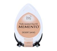 Tsukineko Tinta Memento Color Arena del Desierto translúcida 32x50mm. Almohadilla Gota