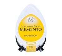 Tsukineko Tinta Memento Color Diente de león translúcida 32x50mm. Almhoadilla Gota