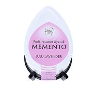 Tsukineko Tinta Memento Color Lavanda Sensual translúcida 32x50mm. Almohadilla Gota