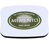 Tsukineko Tinta Memento Color olivar translúcida 95x65mm. Almohadilla