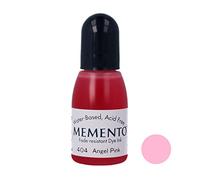 Tsukineko Tinta Memento Color Rosado bebé translúcida Recarga 15ml. Bote cánula