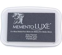Tsukineko Tinta Memento Luxe Color Franela Gris Opaca 96x63mm. Almohadilla