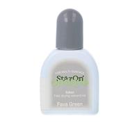 Tsukineko Tinta STAZON Opaque para Vidrio y plástico Opaca Color Verde Haba Recarga 15ml. Bote cánula