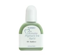 Tsukineko Tinta VERSACOLOR Color bambú Opaca Recarga 15ml. Bote de Tinta de Recarga Almohadilla. Tinta Textura densa, Resistente. Ideal Manualidades, Scrapbooking en Papel, Madera y cartón.