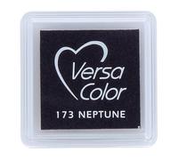 Tsukineko Tinta VERSACOLOR Color neptuno Opaca 33x33mm. Almohadilla pequeña, Tinta Textura densa, Resistente. Ideal Manualidades, Scrapbooking en Papel, Madera y cartón