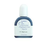 Tsukineko Tinta VERSACOLOR Color neptuno Opaca Recarga 15ml. Bote de Tinta de Recarga Almohadilla. Tinta Textura densa, Resistente. Ideal Manualidades, Scrapbooking en Papel, Madera y cartón.