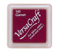 Tsukineko Tinta VERSACRAFT para Textil Color Granate 33x33mm. Almohadilla