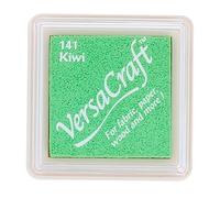 Tsukineko Tinta VERSACRAFT para textil color kiwi 33x33mm. Almohadilla