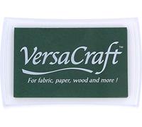 Tsukineko Tinta VERSACRAFT para Textil Color Pino 95x65mm. Almohadilla
