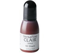 Tsukineko Tinta VERSAFINE CLAIR color chianti recarga 15ml. Bote cánula