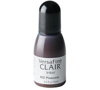 Tsukineko Tinta VERSAFINE CLAIR color piña de pino recarga 15ml. Bote cánula