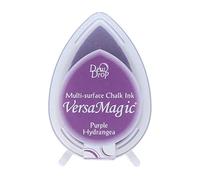 Tsukineko Tinta VERSAMAGIC Color Hortensia Morada Efecto Tiza 32x50mm. Almohadilla Gota