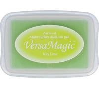 Tsukineko Tinta VERSAMAGIC Color Lima ácida Efecto Tiza 95x65mm. Almohadilla