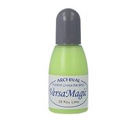 Tsukineko Tinta VERSAMAGIC Color Lima ácida Efecto Tiza Recarga 20ml. Bote cánula