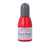 Tsukineko Tinta VERSAMAGIC Color Magia roja Efecto Tiza Recarga 20ml. Bote cánula